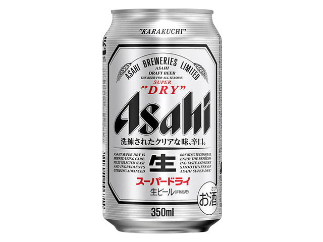 缶ビール(アサヒスーパードライ350ml)