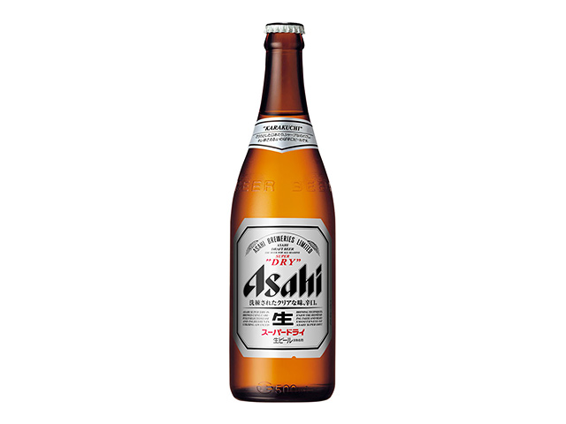 瓶ビール(アサヒスーパードライ中瓶500ml)